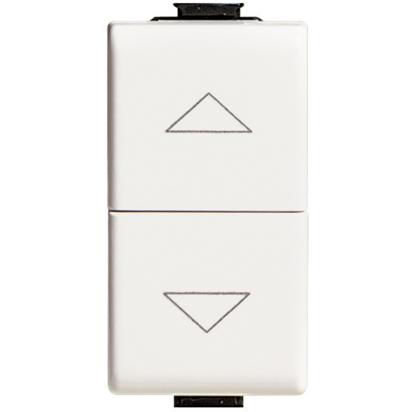 Pulsante Tapparelle LUXUS-TIME Pulsante Per Tapparelle A Doppio Bilanciere Per UP DE, In Vetro A 2 Scomparti, Interruttore Per Tapparelle, Colore Nero Bosch Tassellatore